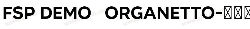 FSP DEMO   Organetto字体转换